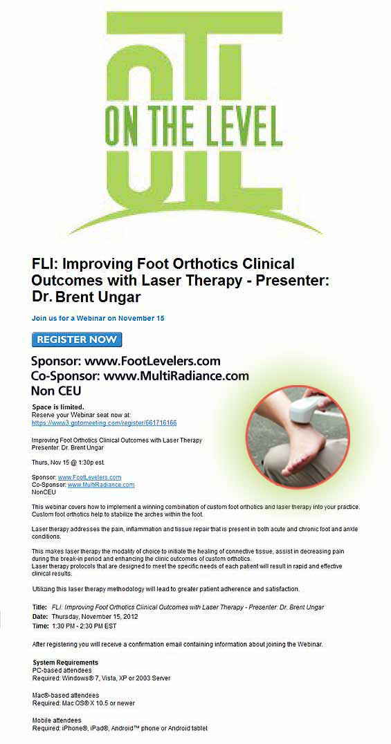 Improving Foot Orthotics