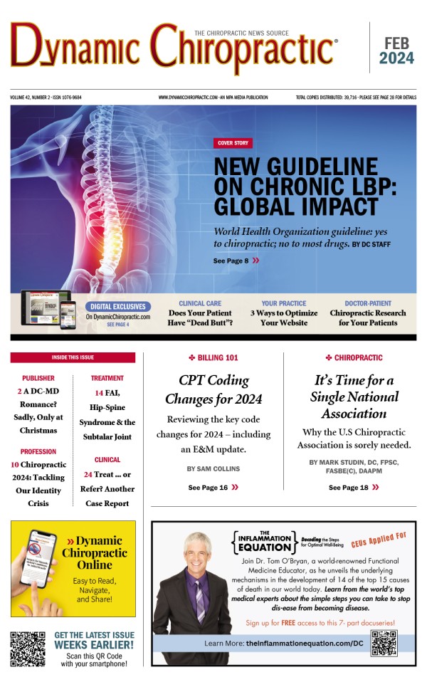 February 1 2024 Vol 42 Issue 02 Dynamic Chiropractic   Dc Cover 2024 02 Resize Bc6ea02b2f25961651015c61a385f65e 