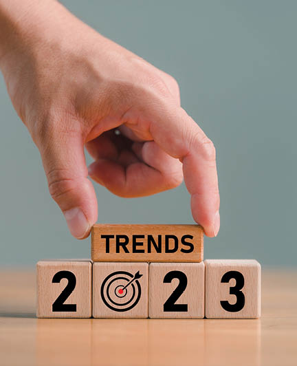 2023 New year for monitoring new business opportunities, Action, Plan, Idea, Inspiration Concept. Goal Target on 2023. start up business in New years.