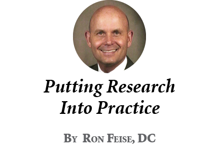 Putting Research Into Practice By Ron Feise, D