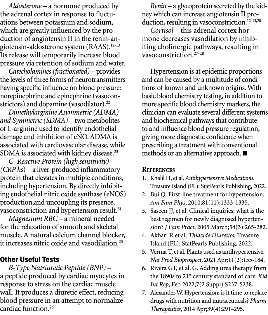 Aldosterone – a hormone produced by the adrenal cortex in response to fluctuations between potassium and sodium, whic...