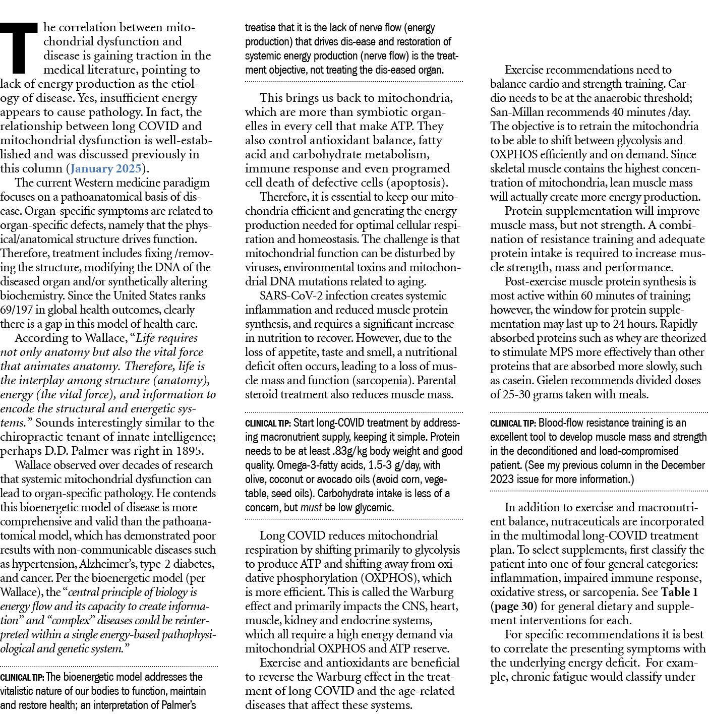 The correlation between mitochondrial dysfunction and disease is gaining traction in the medical literature, pointing...