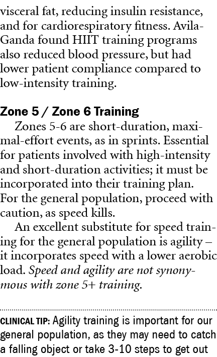 visceral fat, reducing insulin resistance, and for cardiorespiratory fitness. Avila Ganda found HIIT training program...