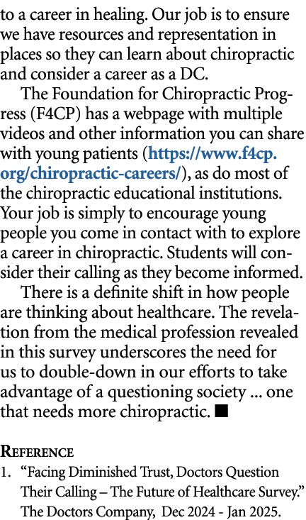 to a career in healing. Our job is to ensure we have resources and representation in places so they can learn about c...