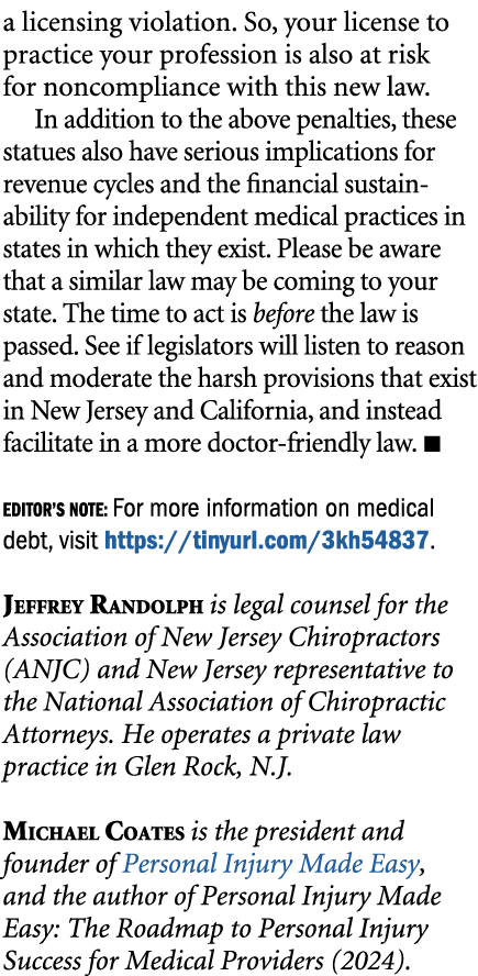 a licensing violation. So, your license to practice your profession is also at risk for noncompliance with this new l...