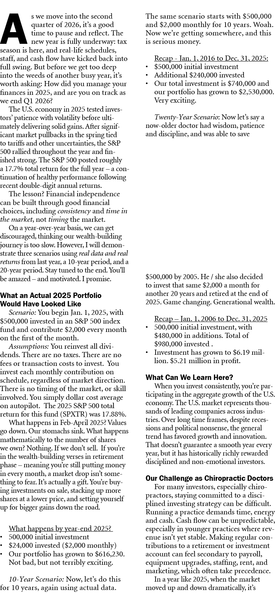 As we move into the second quarter of 2026, it’s a good time to pause and reflect. The new year is fully underway: ta...