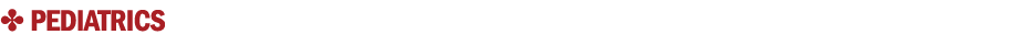 ✤ Pediatrics