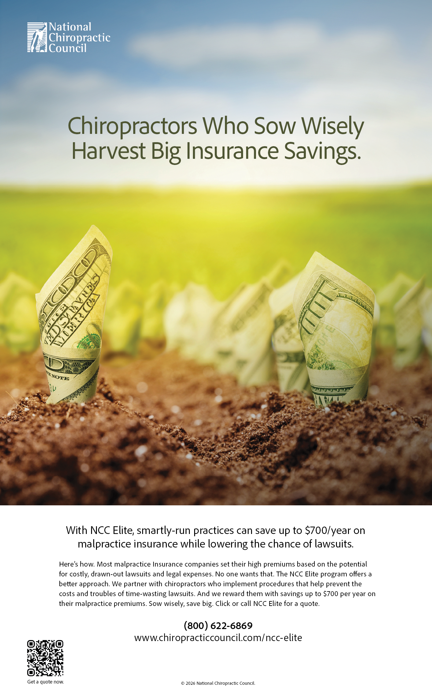 A poster advertising chiropractors who offer big insurance savings. AI generated content