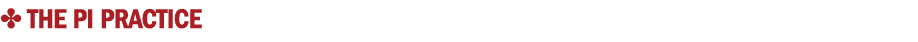 ✤ The PI Practice