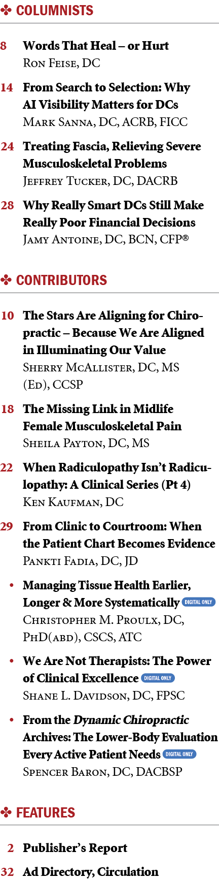 TOC - List