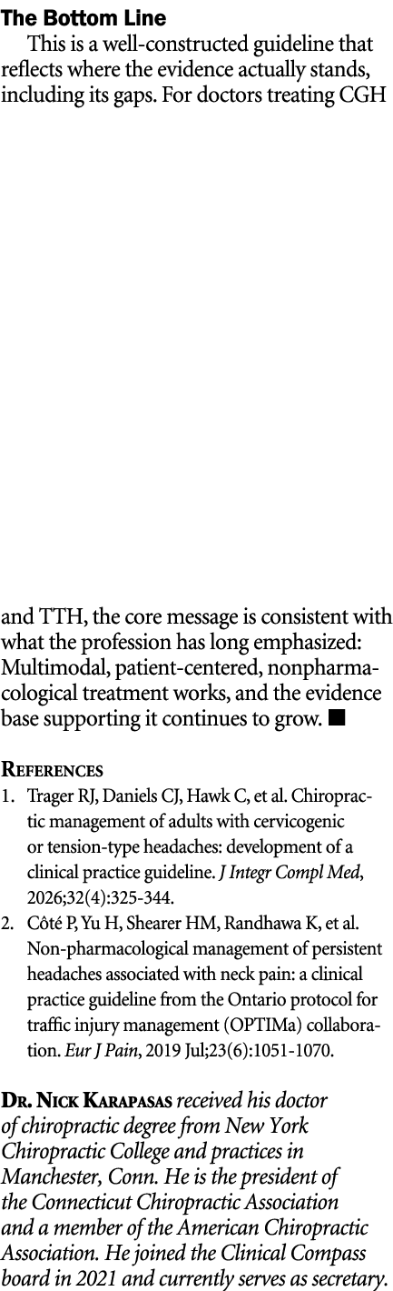 The Bottom Line This is a well constructed guideline that reflects where the evidence actually stands, including its ...