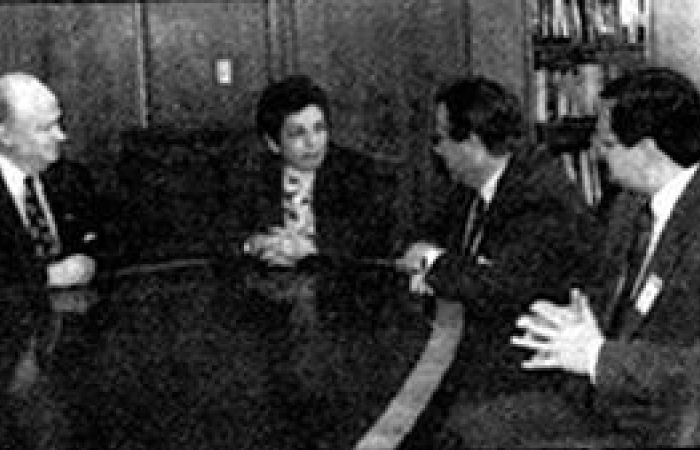 Dr. Morton, Secretary Shalala, Dr. Miller, and Dr. Daly