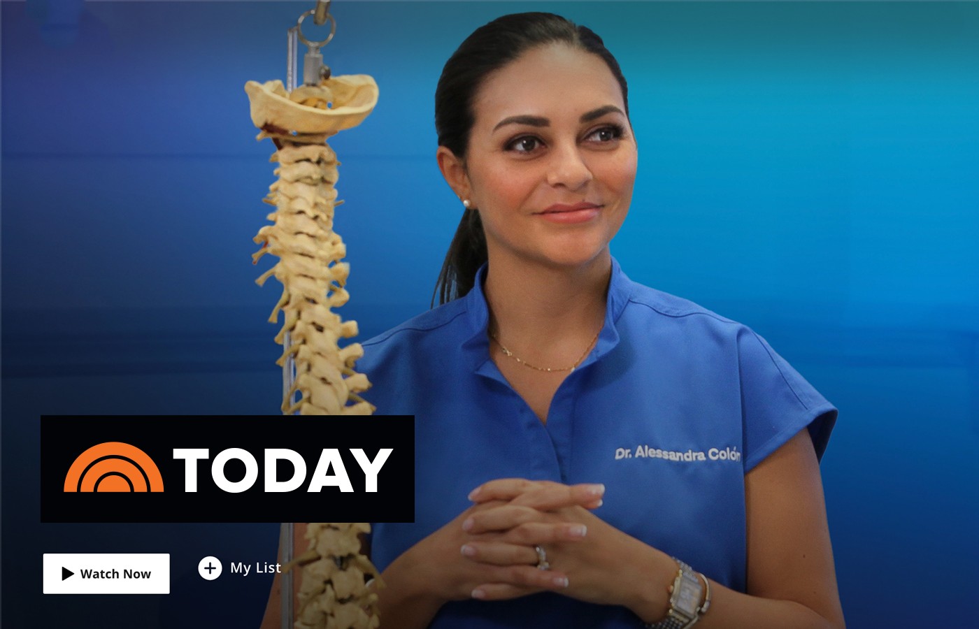Chiropractor Dr. Alessandra Colón on Tuesday’s “The TODAY Show