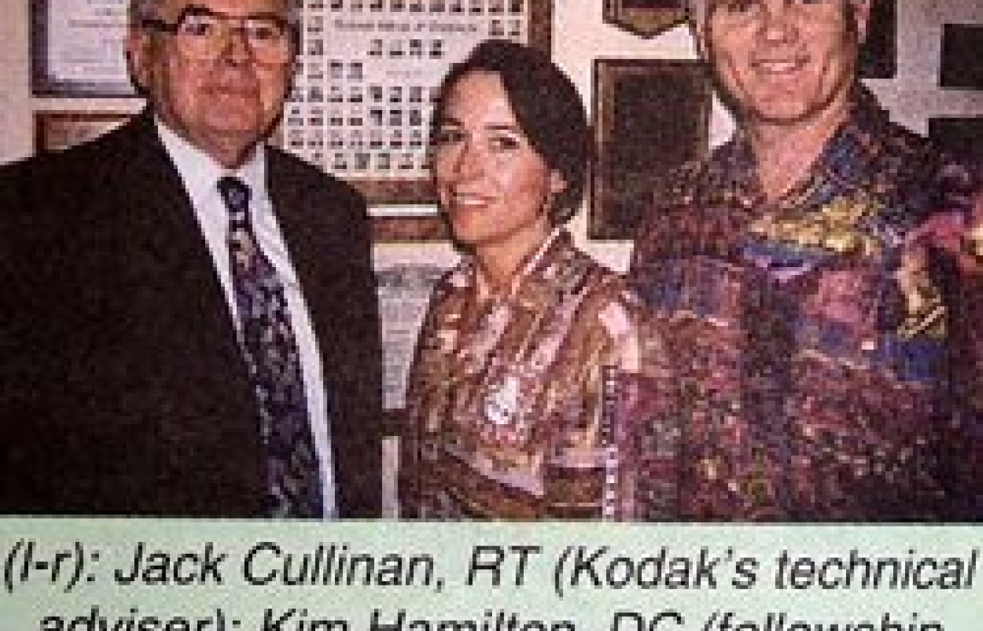 Jack Cullinan, Kim Hamilton, and Terry Yochum