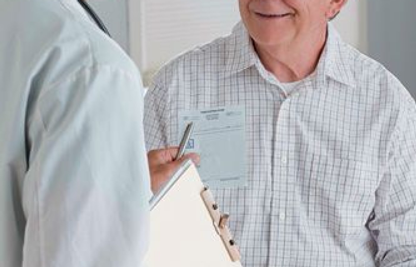 doctor and senior patient