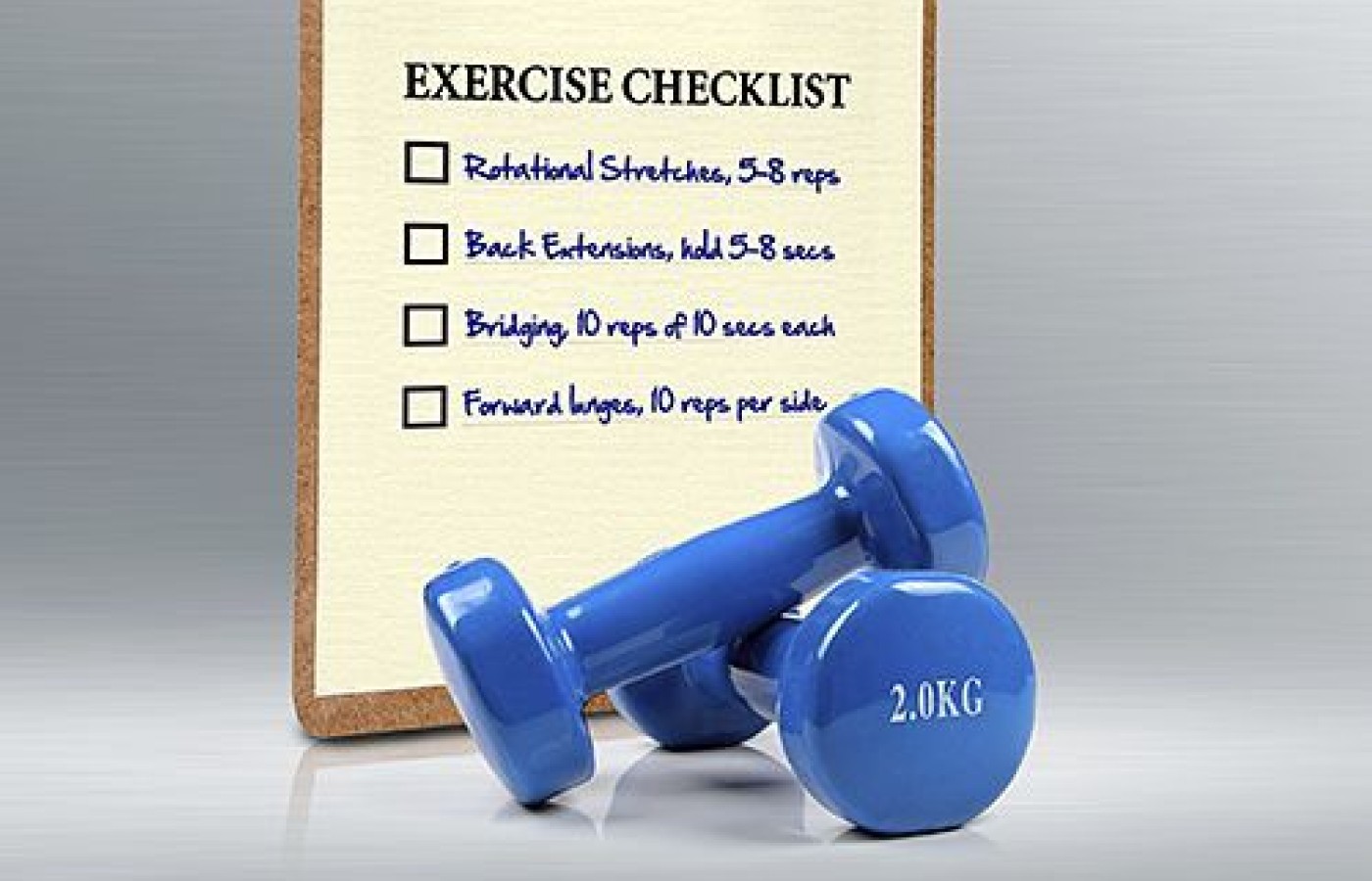 exercise checklist