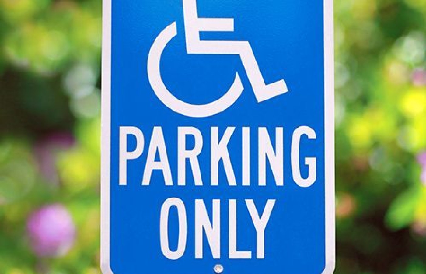 handicap parking sign