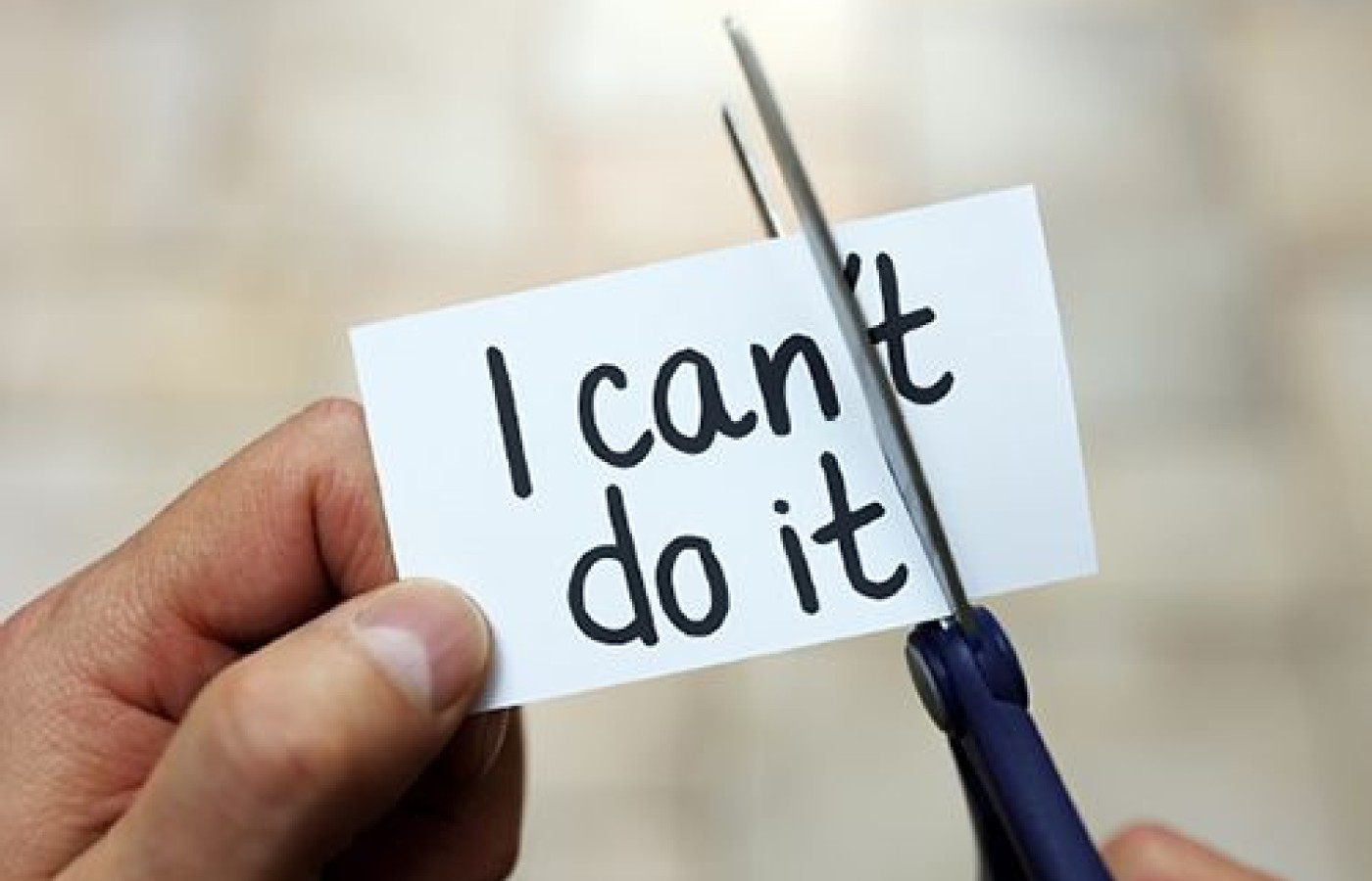 i can't do it