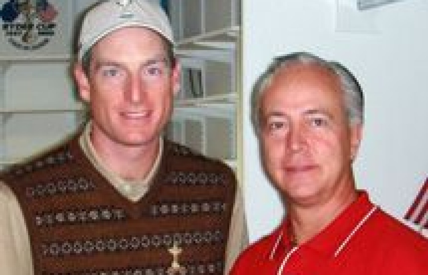 Dr. Tom LaFountain and Jim Furyk.