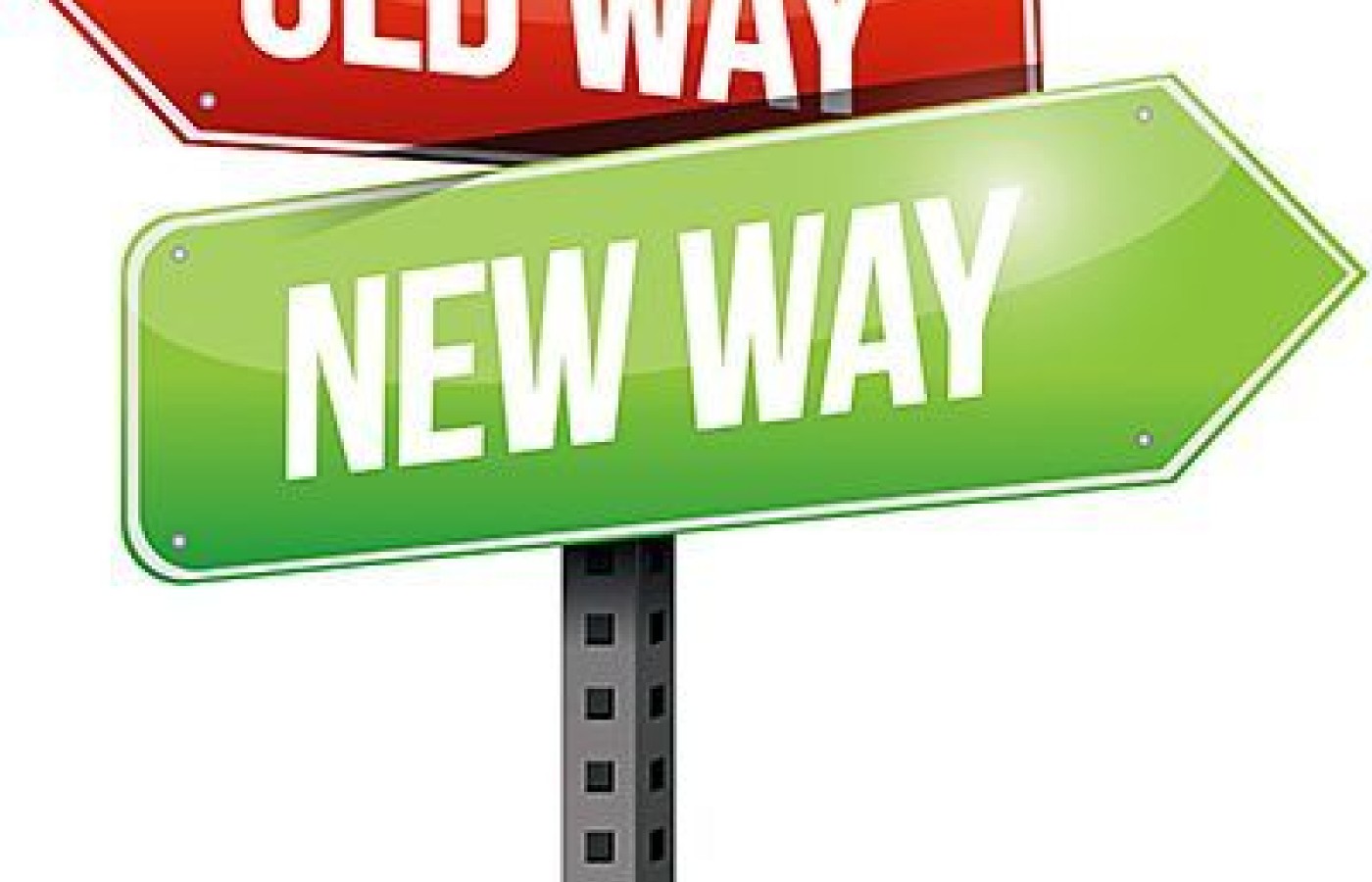 old way, new way