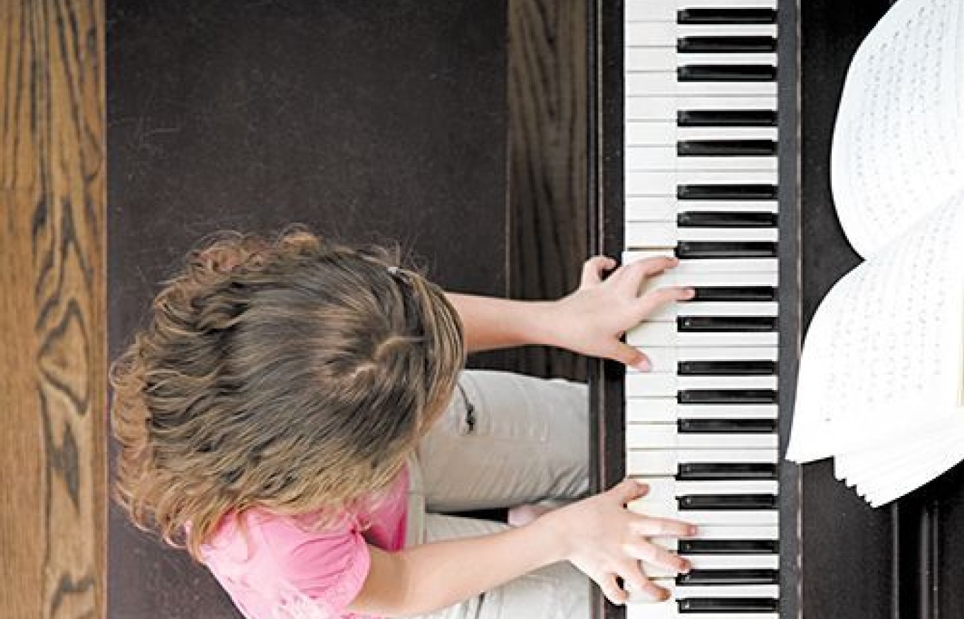 playing piano